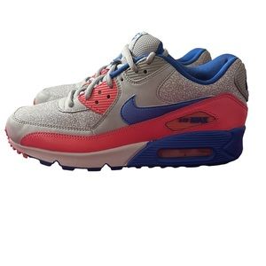 Nike Air Max 90 Women’s 8.5 Sneakers Gray/Hot Pink/Blue/